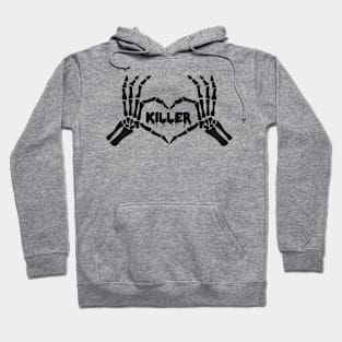 Killer skeleton heart Hoodie